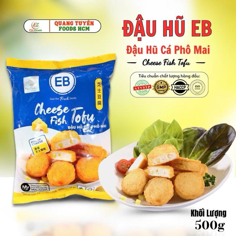 Đậu Hũ Cá Phô Mai {{CHỈ GIAO HÀNG TỪ BÌNH ĐỊNH TRỞ VÀO NAM}} EB Malaysia 500g, Thơm Ngon Béo Ngậy Hàng Nhập Khẩu Quang Tuyển Foods Viên Thả Lẩu, Nướng Giấy Bạc, Đậu Hũ Cá Phô Mai, Cách Chế Biến Đậu Hũ Phô Mai