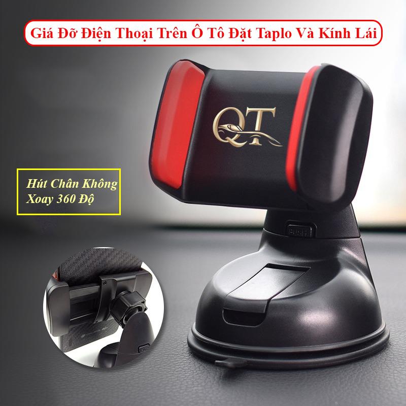 Giá Đỡ Điện Thoại Trên Ô Tô Đặt Taplo Và Kính Lái Hút Chân Không Xoay 360 Độ - Giá Đỡ Điện Thoại Ô Tô Có Logo Theo Hãng Xe