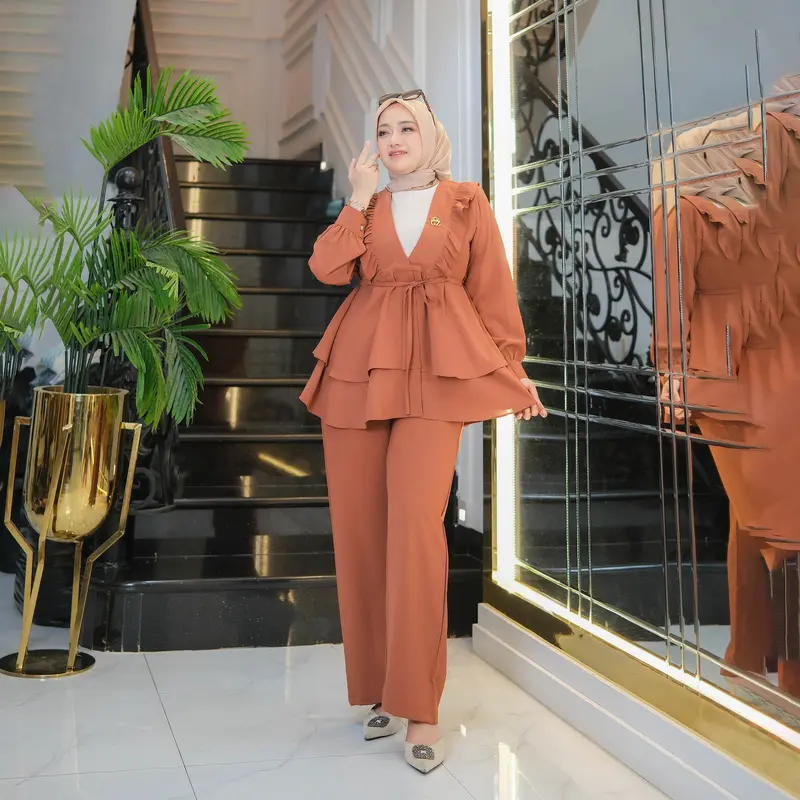 Gwenza - Sharda Setelan Celana Casual - Muslim Wanita 0