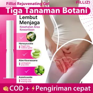 FILLIZI Gel kebersihan kewanitaan (2 tabung) - Formula probiotik, menyeimbangkan pH Vaginitis, menghilangkan bau, meredakan dan mencegah vaginitis.