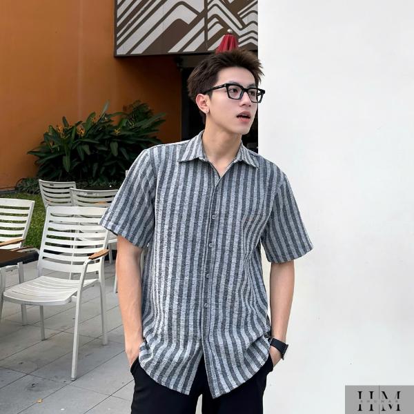 Áo sơ mi ngắn tay chất vải oxford cao cấp form cân người SIXHUMAN HMA001 Menwear
