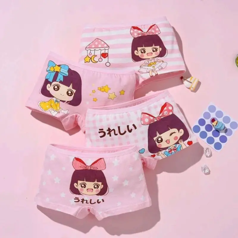 Hàng vip set 10 quần chip đùi chất cotong co dãn ,họa tiết đáng yêu cho bé gái 8