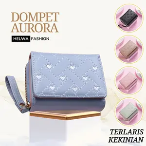 Dompet Lipat Wanita Dompet Bordir Terbaru Korean Style - Helwa ID.