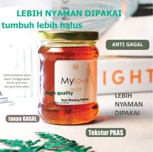 ORIGINAL 350ml my love wax sugar wax | waxing kit | Pencabut Bulu | free kain wax | free spatula lovely