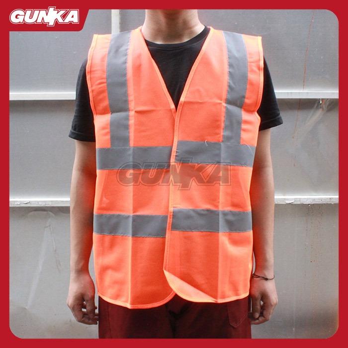 Gambar Safety Vest Type SV029 Orange – Rompi Keselamatan dengan Reflektor Optimal untuk Visibilitas Tinggi - L dari INGCO Tools by GUNKA Kota Tangerang Selatan 5 Tokopedia