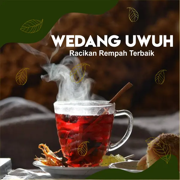 10pcs WEDANG UWUH MINUMAN TRADISIONAL PAKET LENGKAP GULA BATU Daun  Herbal Instan Air Serbuk Jahe Manis