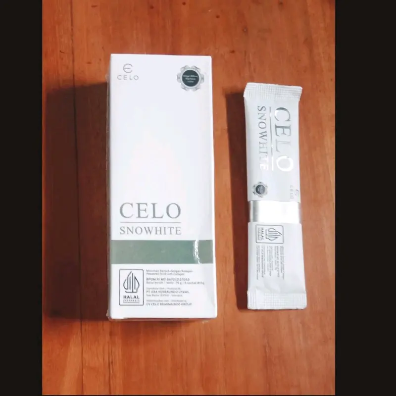 Celo snowhite collagen powder drink isi 5 SACHET 0