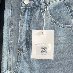 COD LULU Jeans Celana Jeans terbaru kulot Korea Biru muda pinggang tinggi--Baggy Jeans -baggy baggy