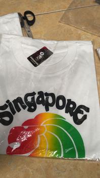 Product Review of Kaos Singapore Merlion Souvenir Baju Negara Singapura Putih Katun from A**k S**a 0