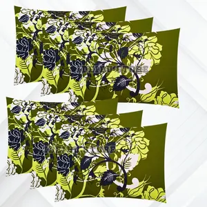 sarung bantal tidur isi 6 pcs ukuran dewasa 45x60 motif bunga aesthetik bahan adem lembut tebal harga murah 6 pcs sarung guling murah ukuran dewasa bahan adem tidak luntur motif Bunga Kain lembut halus dan tidak luntur