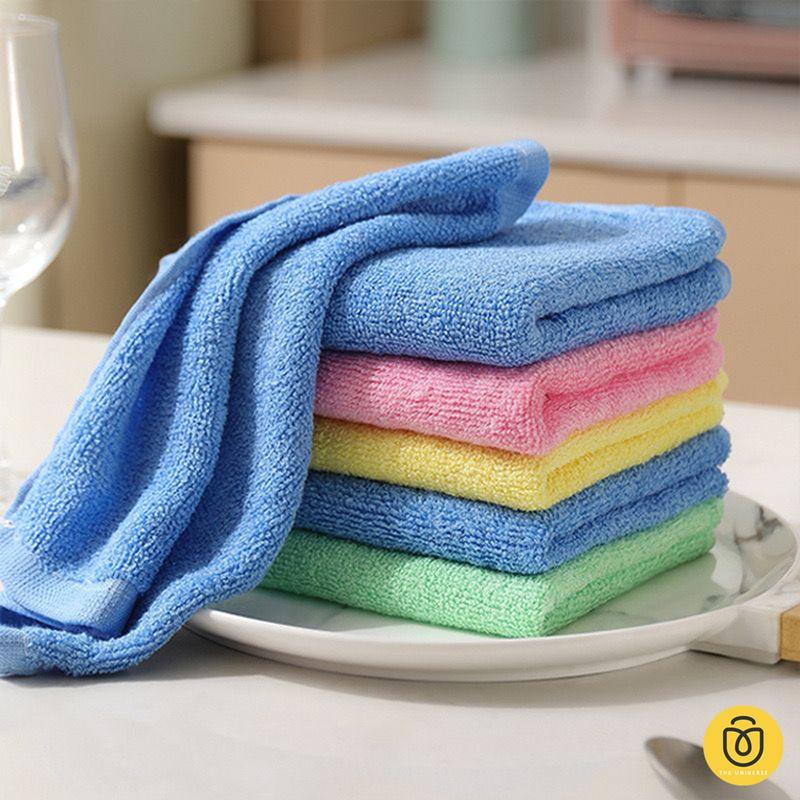 Kain Lap Kain Handuk Towel Pembersih Piring Serbaguna Serbet Dapur 25 x 25 - bahan menyerap  Minyak 0