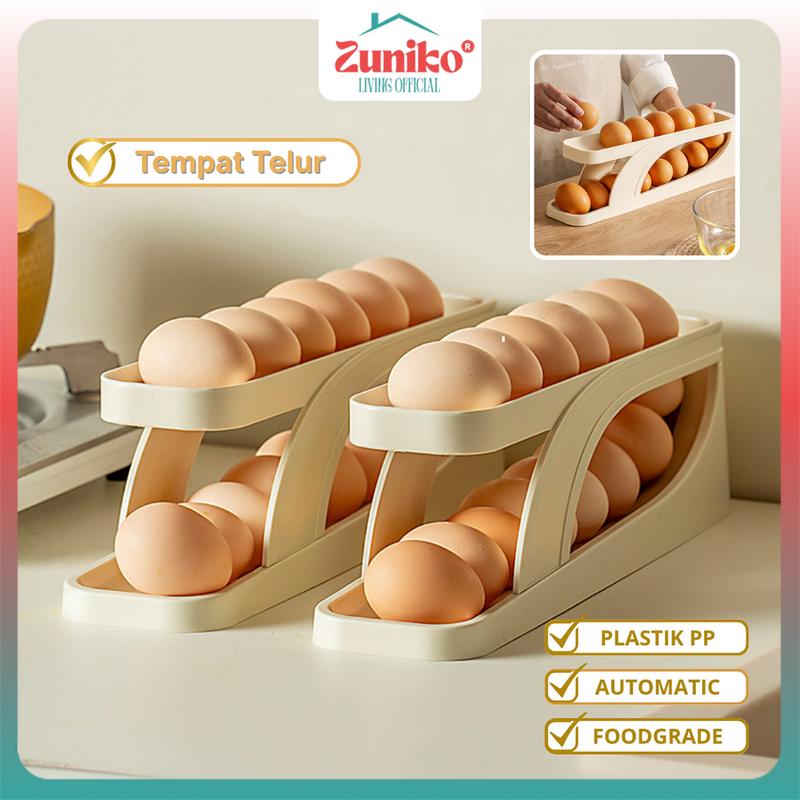 Zuniko Living | Rak Telur Tingkat | Egg Tray | Tempat Penyimpanan ...