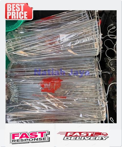 Jemuran Baju Bayi 24 Stik Stainless Steel Anti Karat Lipat Hemat Ruang - Besi, Pakaian 7