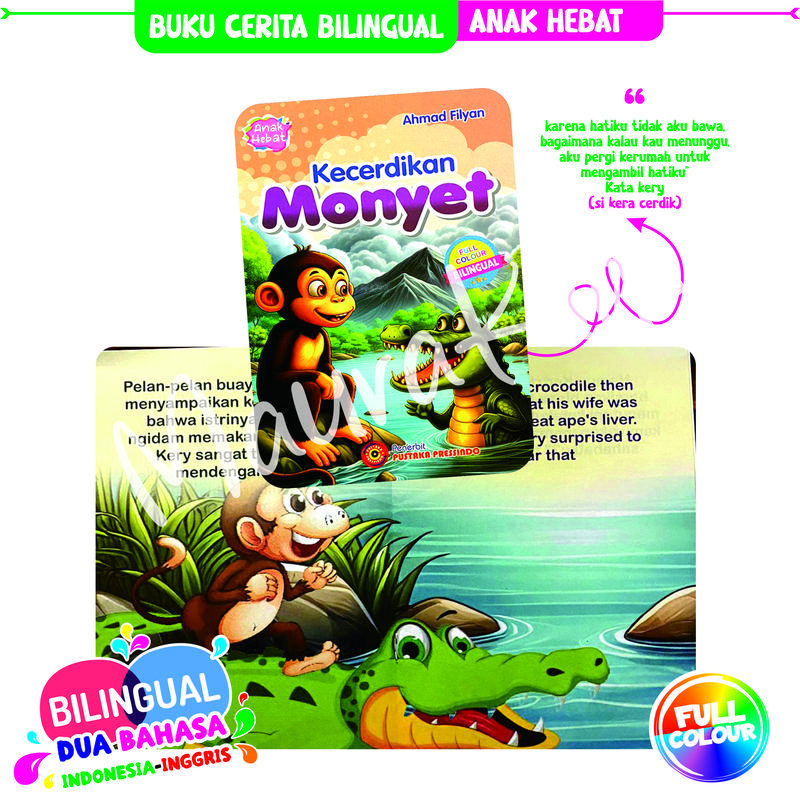 TAH FABEL CERITA BILINGUAL FC - ( 6 JUDUL RANDOM ) Bercerita Fabel Books 8