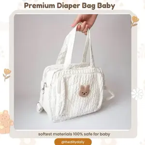 ￼Tas Diaper Bag Baby Bayi Muslin Premium Quality