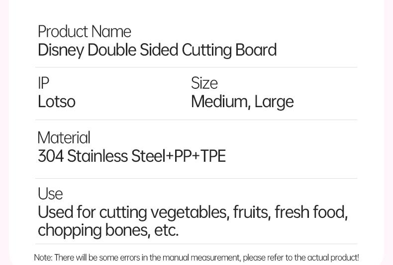 Product Introduction of Multifunctional thickened non-slip and mildew-proof double-sided cutting board for home dormitory fruit board fruit cutting knife board 10