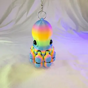 Gantungan Kunci Articulated Variasi Hasil 3d Print