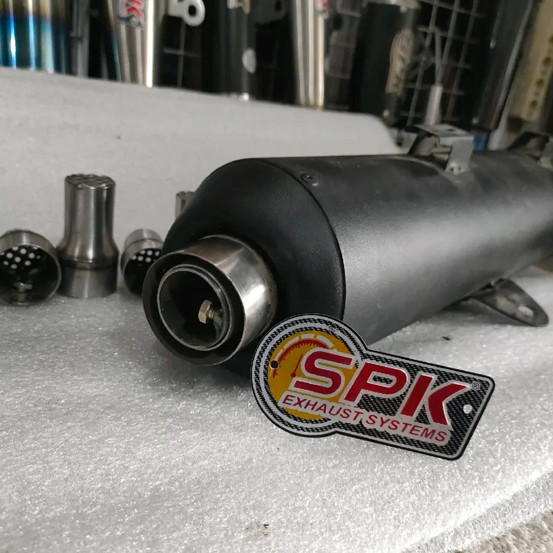 DB kiler knalpot motor universal / peredam knalpot / anti tilang ukuran ( 28mm, 32mm, 35mm, 38mm, 48/50mm, 60mm ) Motorcycle Silincer Racing Bulat Baut 2