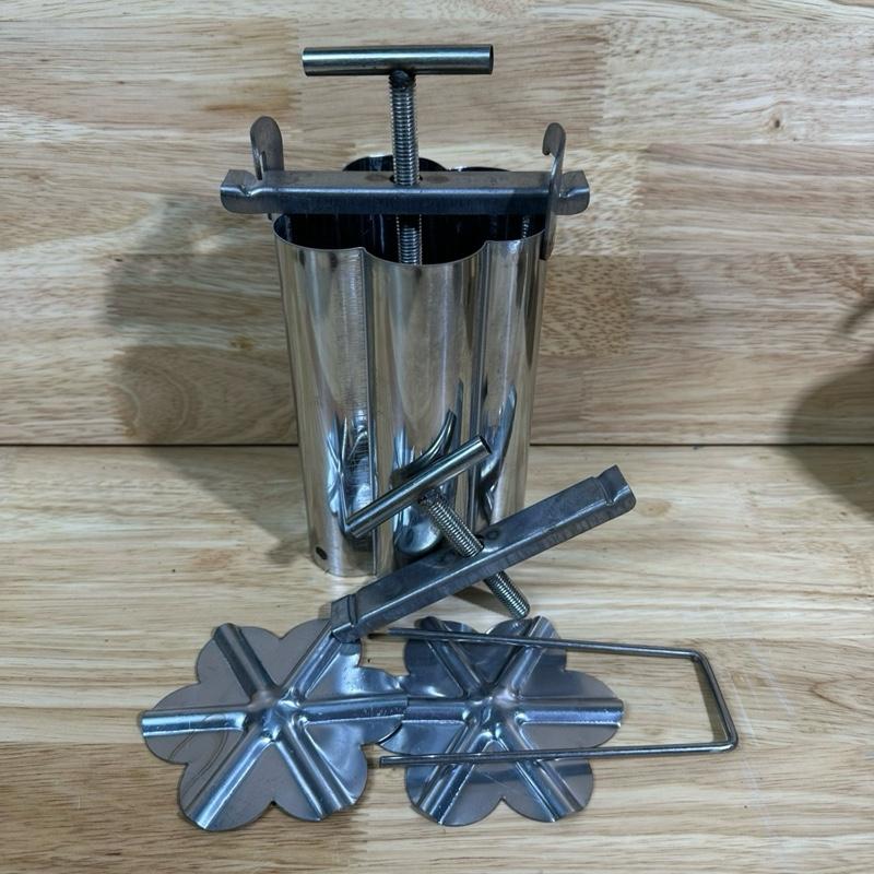  Khuôn Làm Giò Thủ  Giò Xào Hoa Inox 1kg 