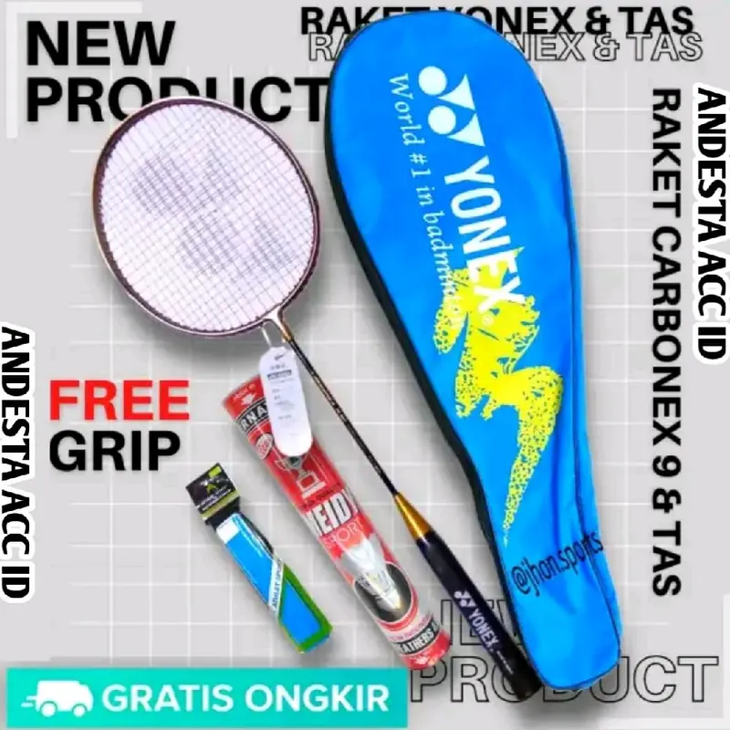 RAKET BADMINTON CARBONEX 2 RAKET BONUS TAS Sport 7