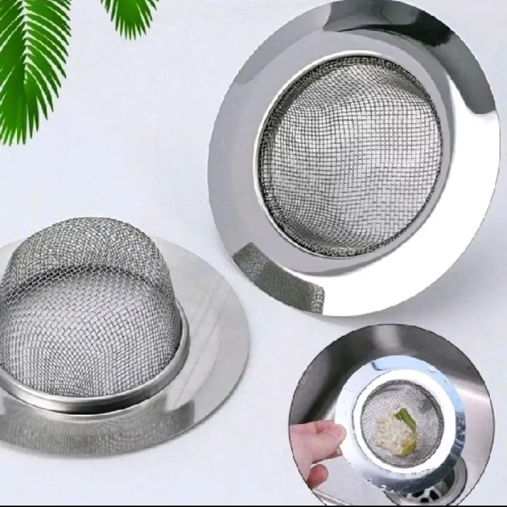 Saringan wastafel bak cuci piring stainless saringan afur kawat sink filter strainer saringan wastafel 0
