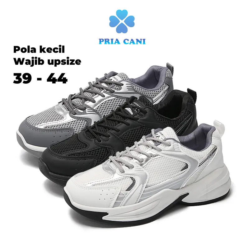 PRIACANI Taesung Back To School Sepatu Pria Casual Trainer Sneakers - Sport Shoes M8137 0