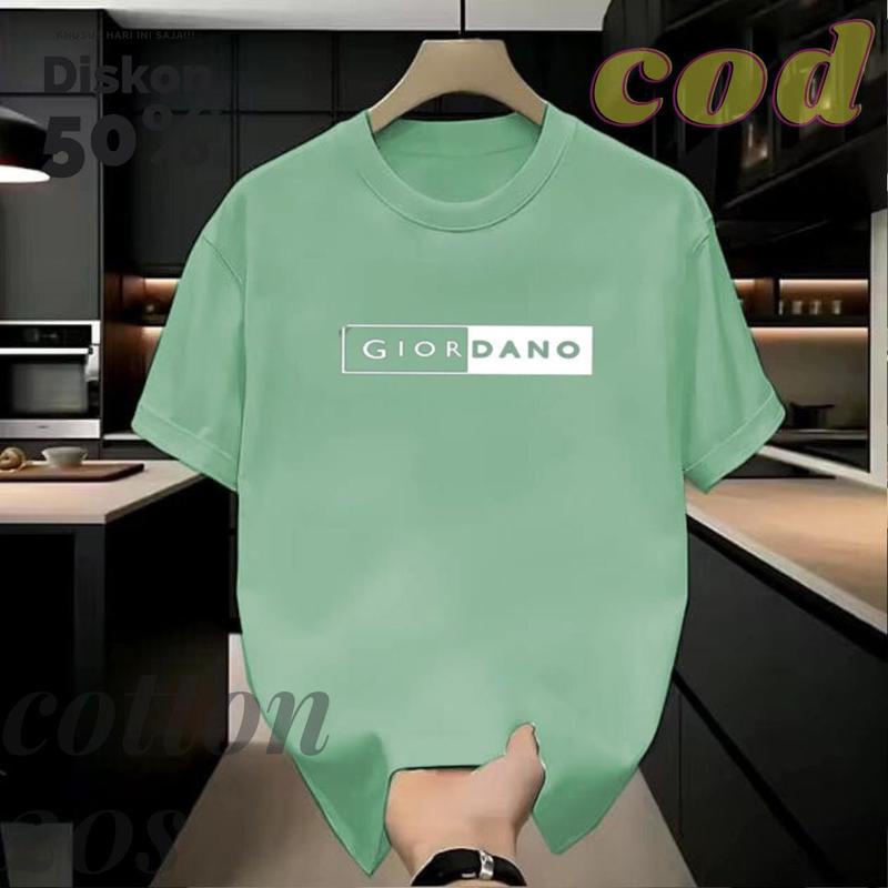 Product Introduction of DN STORE SHOP T - Shirt Baju Kaos  Distro Atasan Pria Wanita Pria Wanita giodn Blok  Logo putih cootun Combed 20S Tebal Nyaman Navy Keren 30