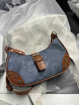 Product Review of Tas Bahu Keling Retro Wanita Tas Ketiak Vintage Perancis Tas Kecil Sederhana Temperamen Tas Selempang Fashion Shoulder Bag Korean Style from s**i 0