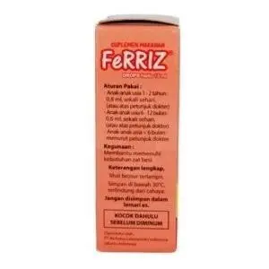 Ferriz vitamin tambah darah drop dan sirup 1