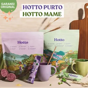 Hotto Mame & Hotto Purto Multigrain Tinggi Protein Edamame Superfood Ubi Ungu Tinggi Serat Original