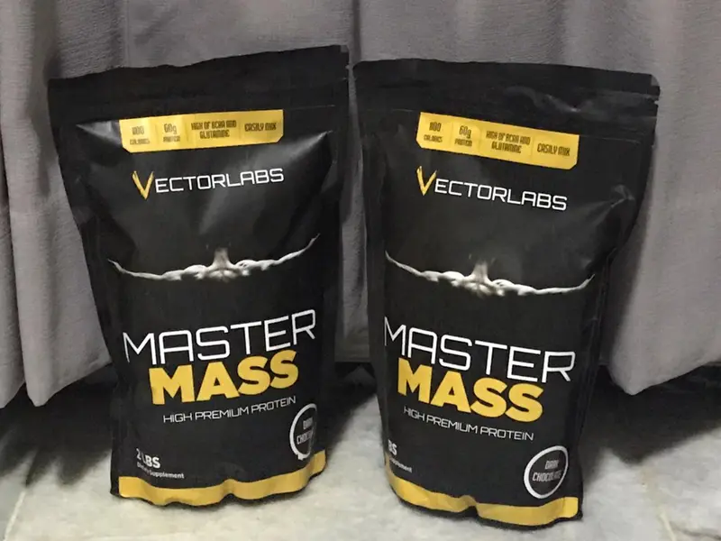 VECTORLABS MASTER MASS 2 LB LBS SUSU FITNESS WHEY PROTEIN GAINER HALAL 1