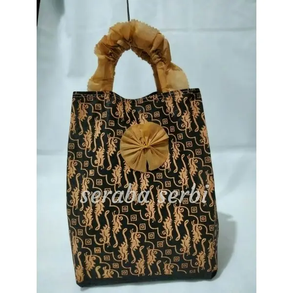 Tas Hajatan Syahrini Batik 20 X 20 - Kotak Nasi Request Motif 4