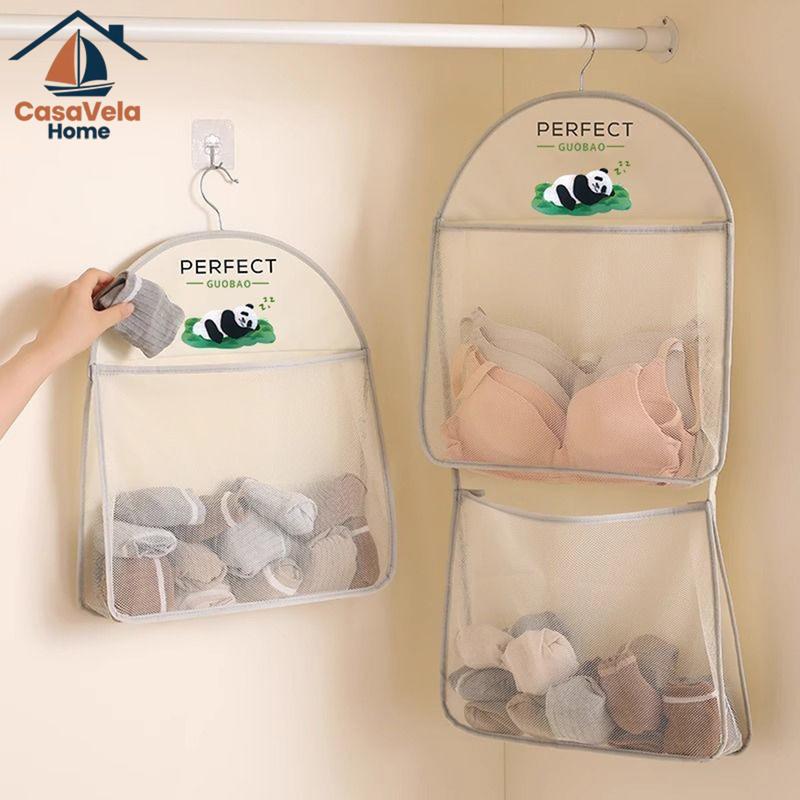 Túi Bảo Quản Treo Tường Túi Lưới Thoáng Khí Tất Túi Bảo Quản Tủ Quần Áo Tổ Chức Đồ Chơi Búp Bê Túi Bảo