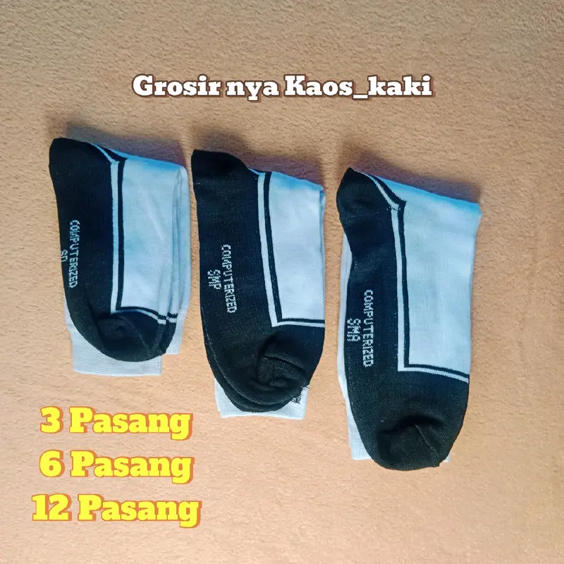 Kaos kaki sekolah SD-SMP-SMA Bahan PE Premium 0