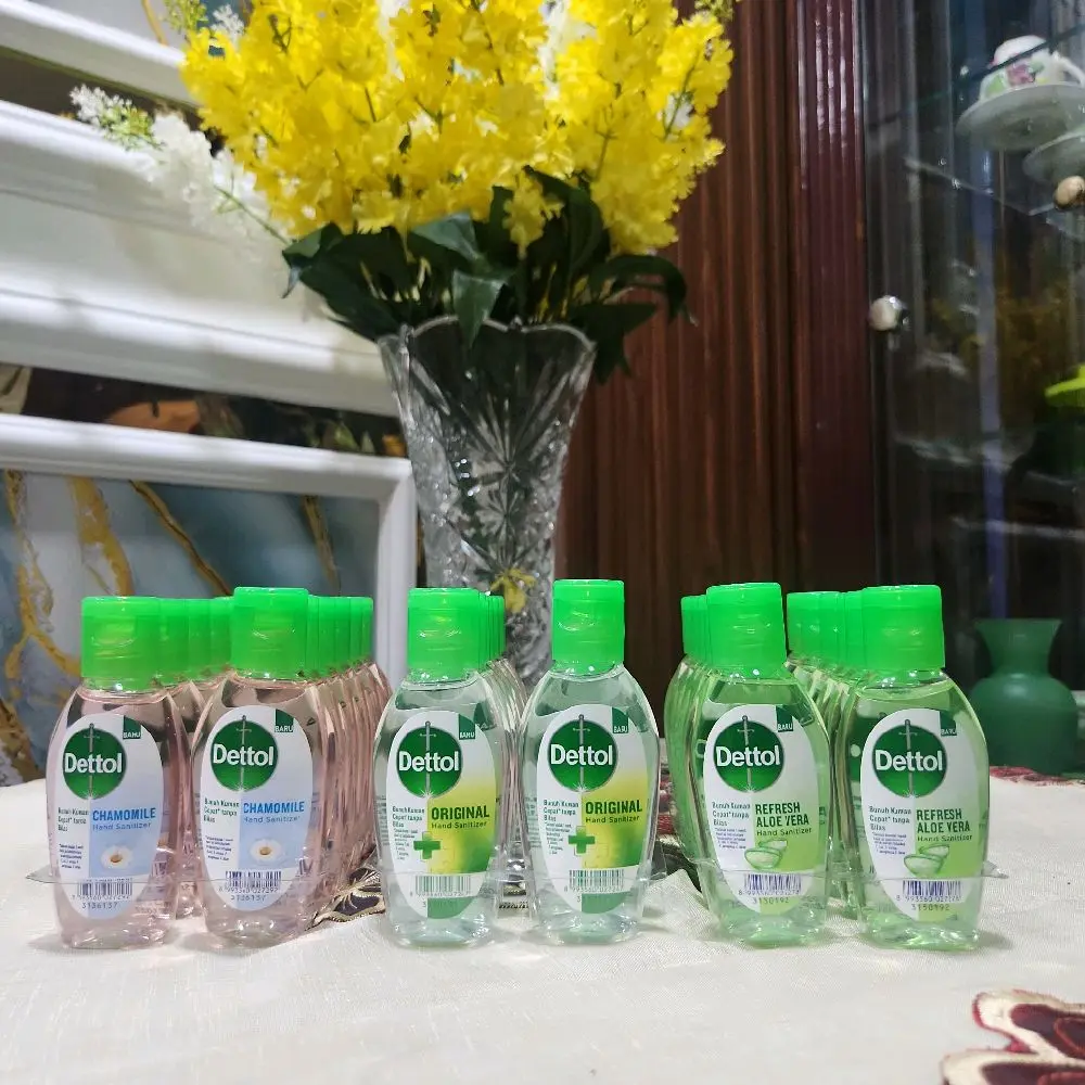Dettol Hand Sanitizer Gel 50ml – Bunuh 99.9% Kuman | Varian Original, Aloe Vera & Chamomile | Praktis Dibawa Ke Mana Saja