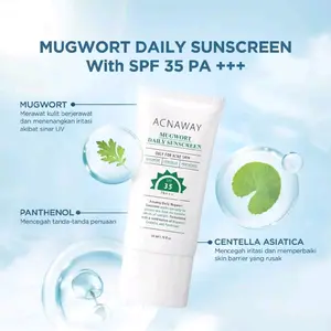 ACNAWAY SUNCREEN MUGROW Daily SPF 35 PA+++  Suncreen Ringan Dikulit Mencerahkan