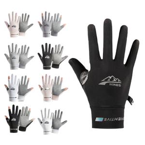 ถุงมือตกปลา 1 คู่ ป้องกันแสงแดด ป้องกันรังสียูวี ทำจากผ้าไหมน้ำแข็ง ระบายอากาศได้ดี มีฝาปิดกันลื่น สำหรับผู้หญิงและผู้ชาย เหมาะสำหรับการตกปลาและกิจกรรมกลางแจ้งอื่นๆ