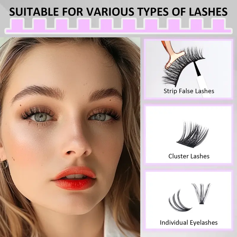 5ml Latex Free Eyelash Black Glue Waterproof Strip Lash Glue 4