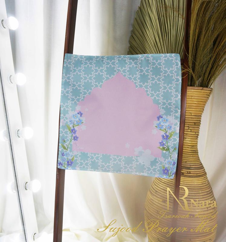 Sajadah Traveling Sujud LILY - TOSCA Pocket Saku Waterproof Printing Prayer Mat Traveler Mini Sajadah Sujud Traveling Traveler 3