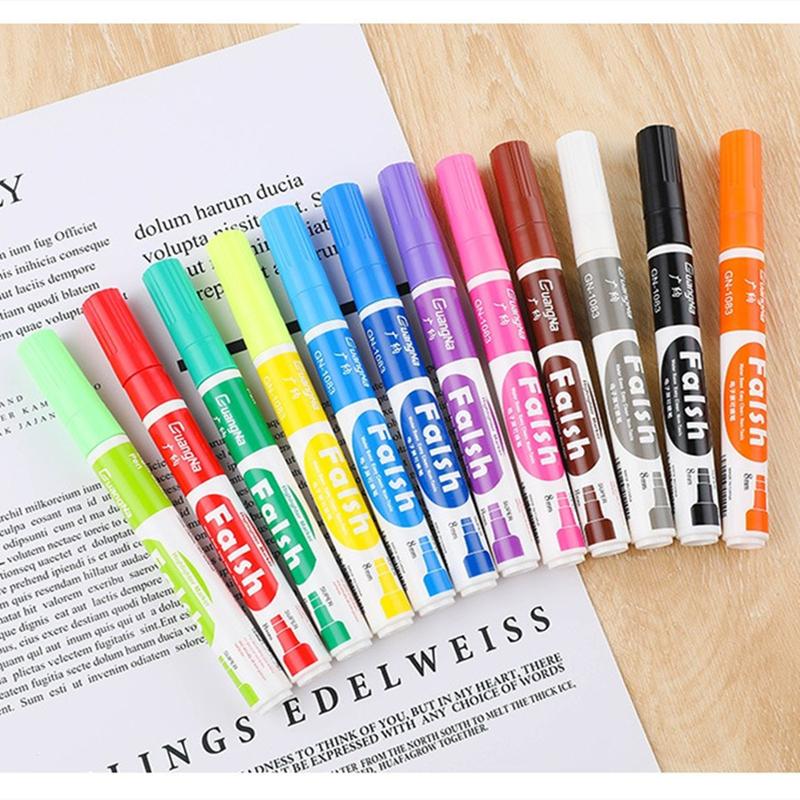 Product Introduction of GN 12-Color Electronic Screen Erasable Highlighter LED Electronic Board Luminous Pen Color Marker Light Board Pen 7