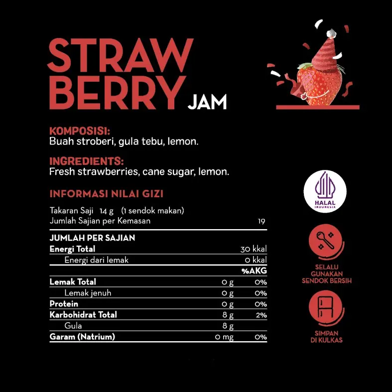 FROLIC Selai Buah Stroberi - Strawberry Jam 7