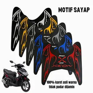 Karpet motor XEON RC 125 2010-2014-100% karet asli-warna tidak luntur-Economis