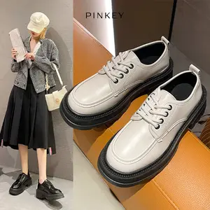 PINKEY P056 Sepatu Boots Wanita Pinkey Docmart Kasual Shoes - Tinggi Hak 5cm