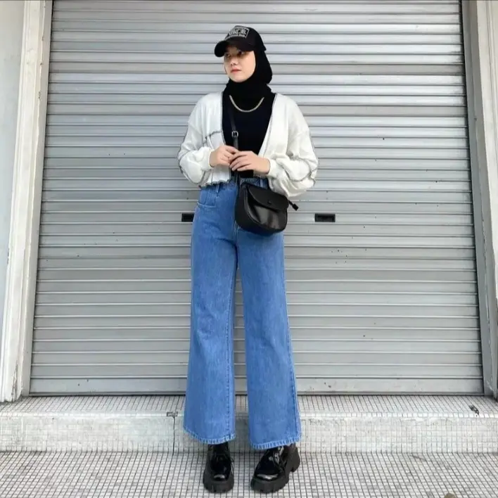 Kulot Jeans Highwaist Lipat 1