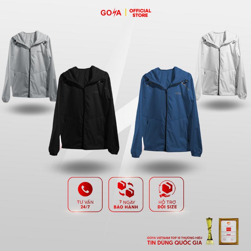 Áo Khoác Gió Thể Thao Goya Chống Thấm Năm 2025 - Chất Liệu Siêu Nhẹ, Mềm Mại, Thoáng Khí Tối Ưu Với Phong Cách Năng Động Phù Hợp Cho Nam Nữ Mang Lại Cảm Giác Thoải Mái Trong Các Hoạt Động Đi Bộ, Chạy Bộ, Tập Luyện Thể Thao