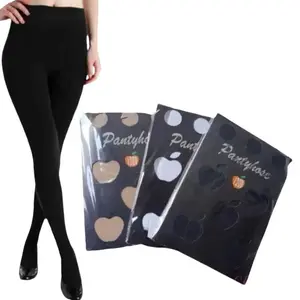 Stocking Celana Wanita Bahan Tebal 120D Allsize Dewasa Kualitas Premium Warna Krem Hitam Putih Line Halus Nyaman Digunakan