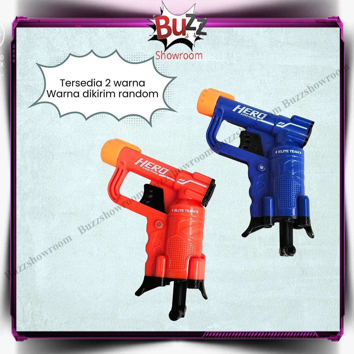 tembakan anak soft bullet x warrior hero mainan anak gun mini