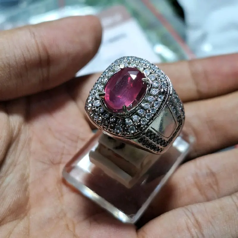 natural cincin pink ruby asli plus memo 2