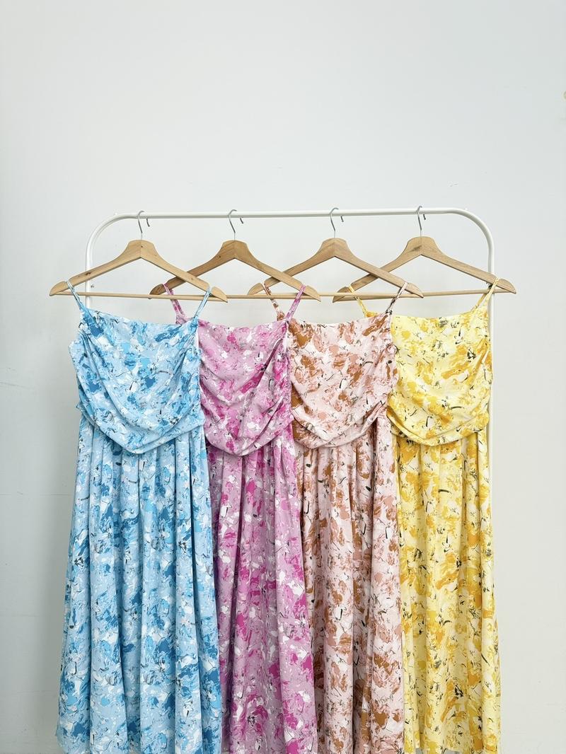 Product Introduction of STRAPPY FLORAL RUCHED BUST DRESS 14