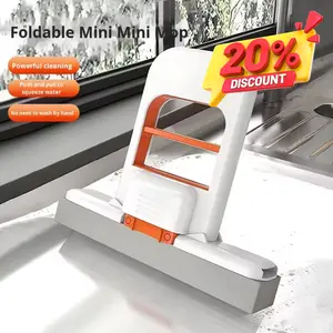 Mini Sponge Mop Portable Alat Pel Multifungsi untuk Pembersih Kaca & Dapur Model Terbaru